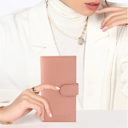 Pink Vegan Leather Women’s Clutch | Elegant, Durable | Stylish Everyday Companion