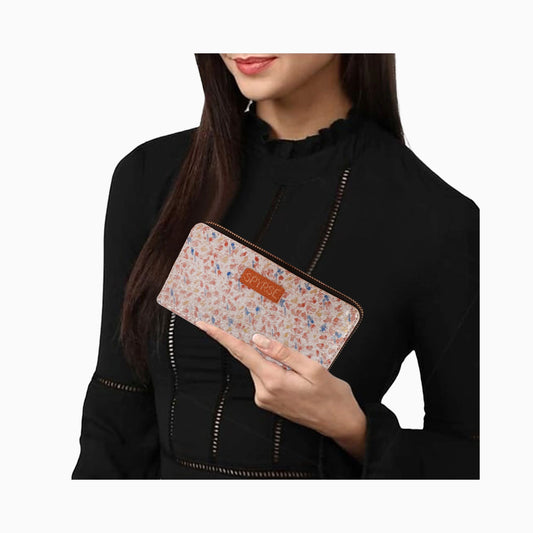 Multicolor Pebble Vegan Leather Women’s Clutch