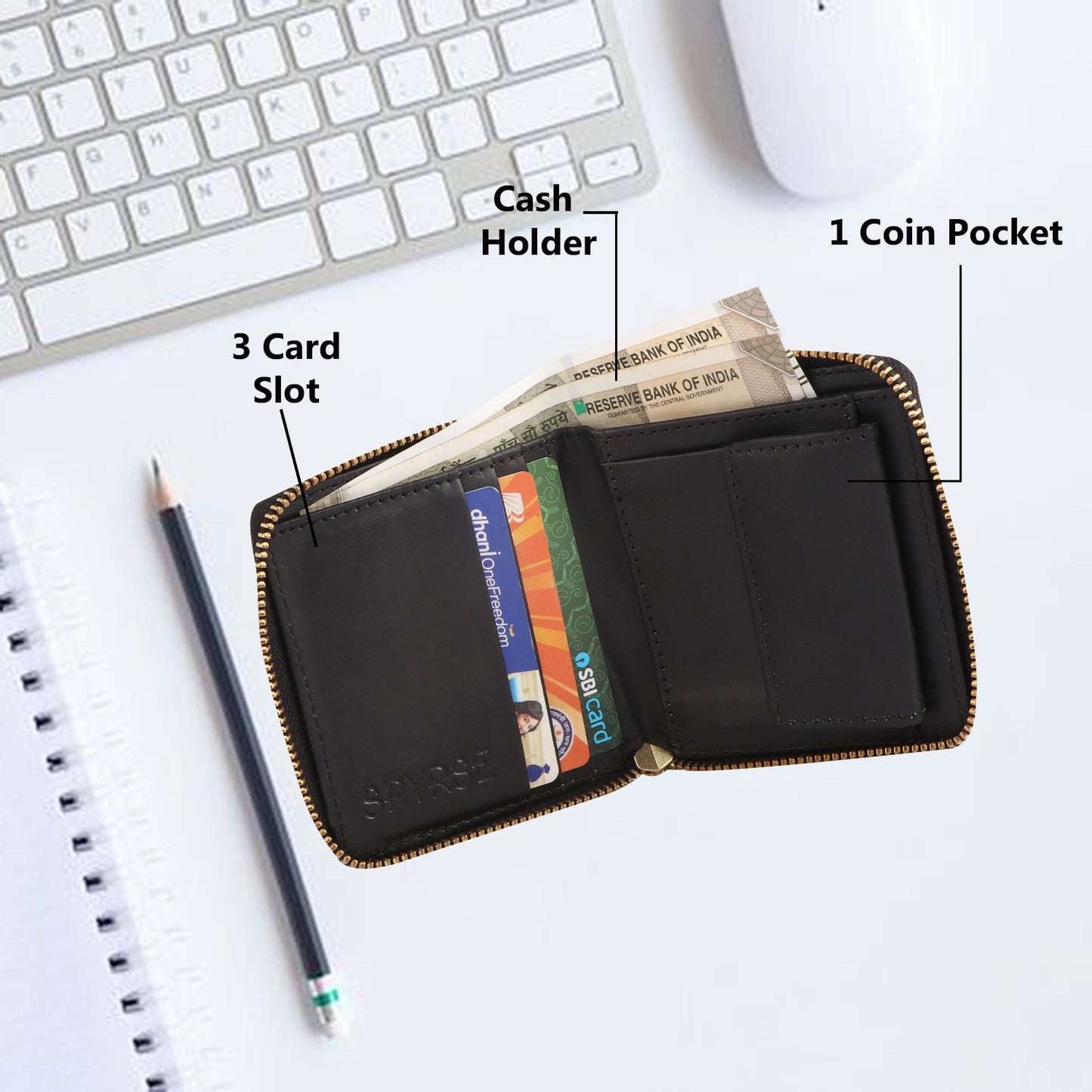 Floral Vegan Leather Women’s Wallet