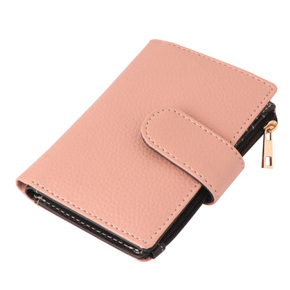 Pink Vegan Leather Women's Wallet – Elegant & Compact