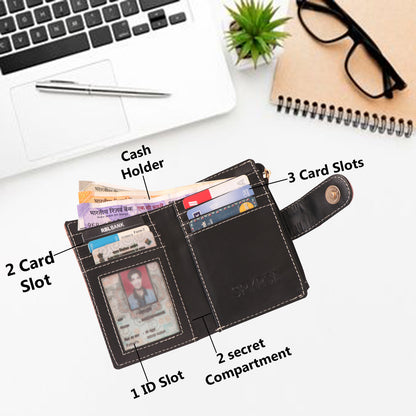 Pink Vegan Leather Women's Wallet – Elegant & Compact