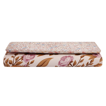 Multicolor Pebble Vegan Leather Women’s Wallet Clutch