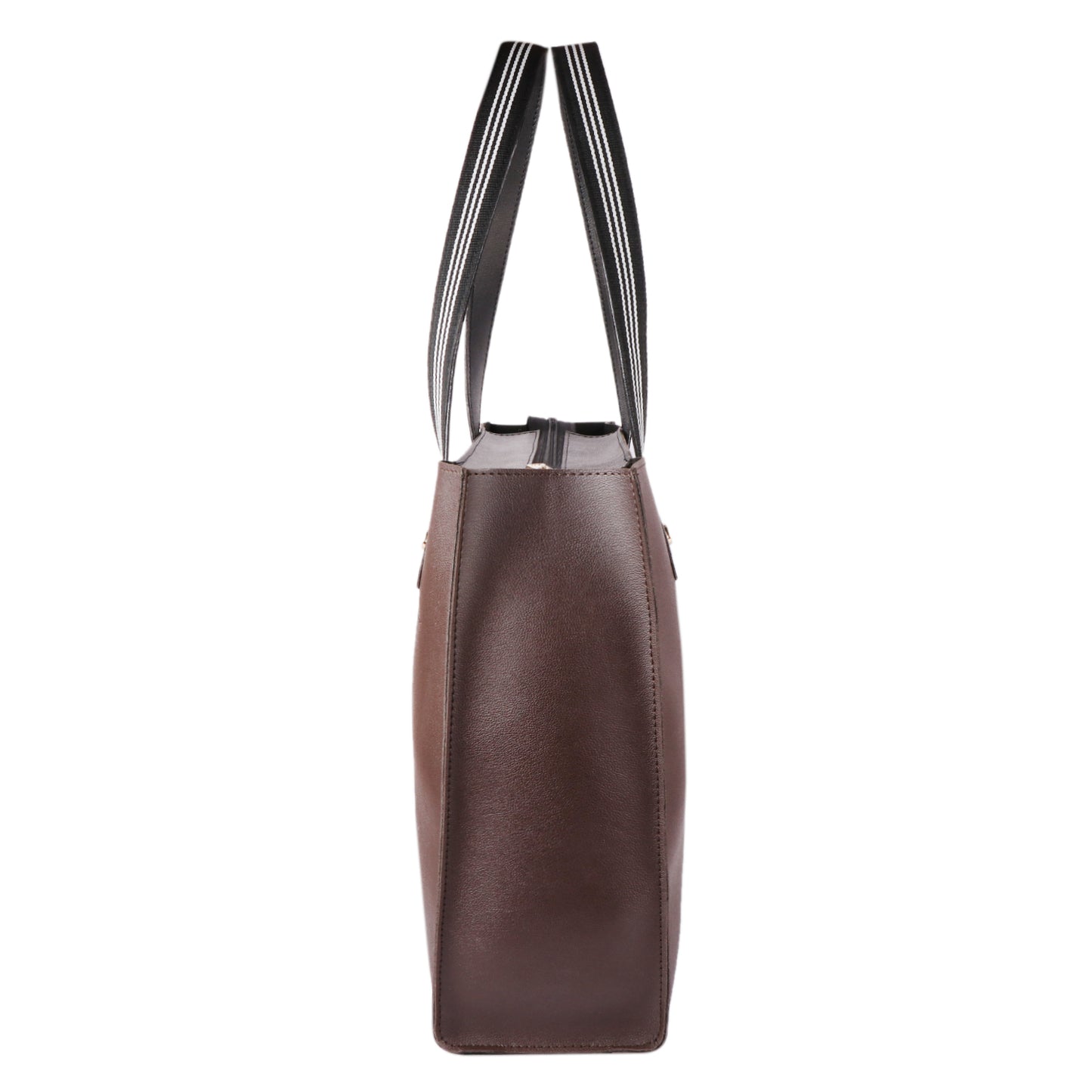 Brown Vegan Leather Tote Bag for Women – Stylish Office, Everyday Shoulder Handbag