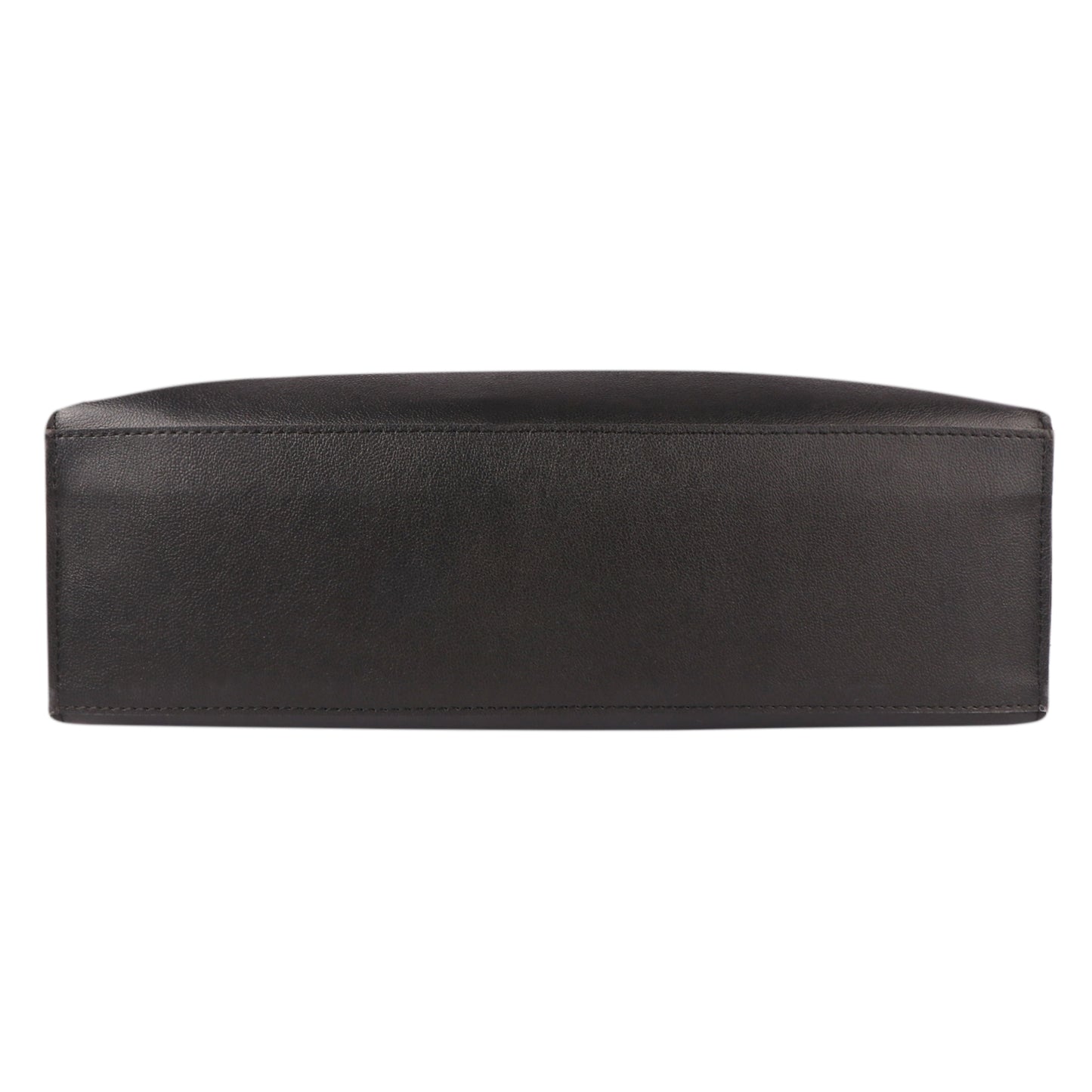 Black & Brown Vegan Leather Tote Bag for Women | Large Office Handbag