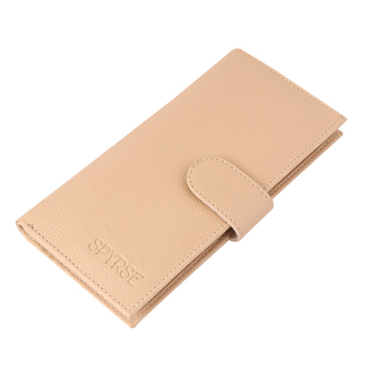 Beige Vegan Leather Women’s Wallet | Elegant Design
