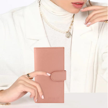 Pink Vegan Leather Women’s Clutch | Elegant, Durable | Stylish Everyday Companion