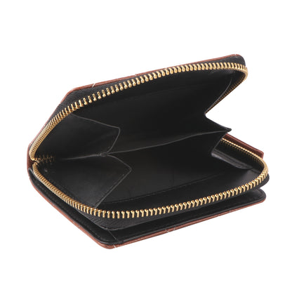 Women’s Brown Quilted Vegan Leather Wallet