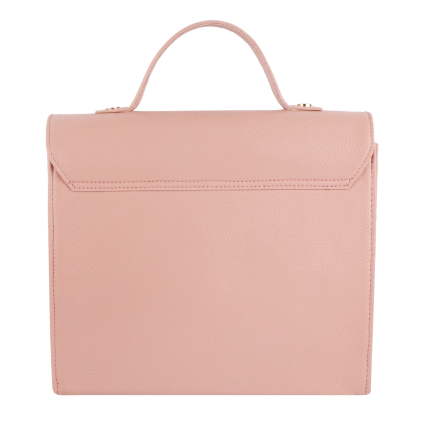 Pink Vegan Leather Sling Bag for Women | Elegant Top Handle Shoulder Bag