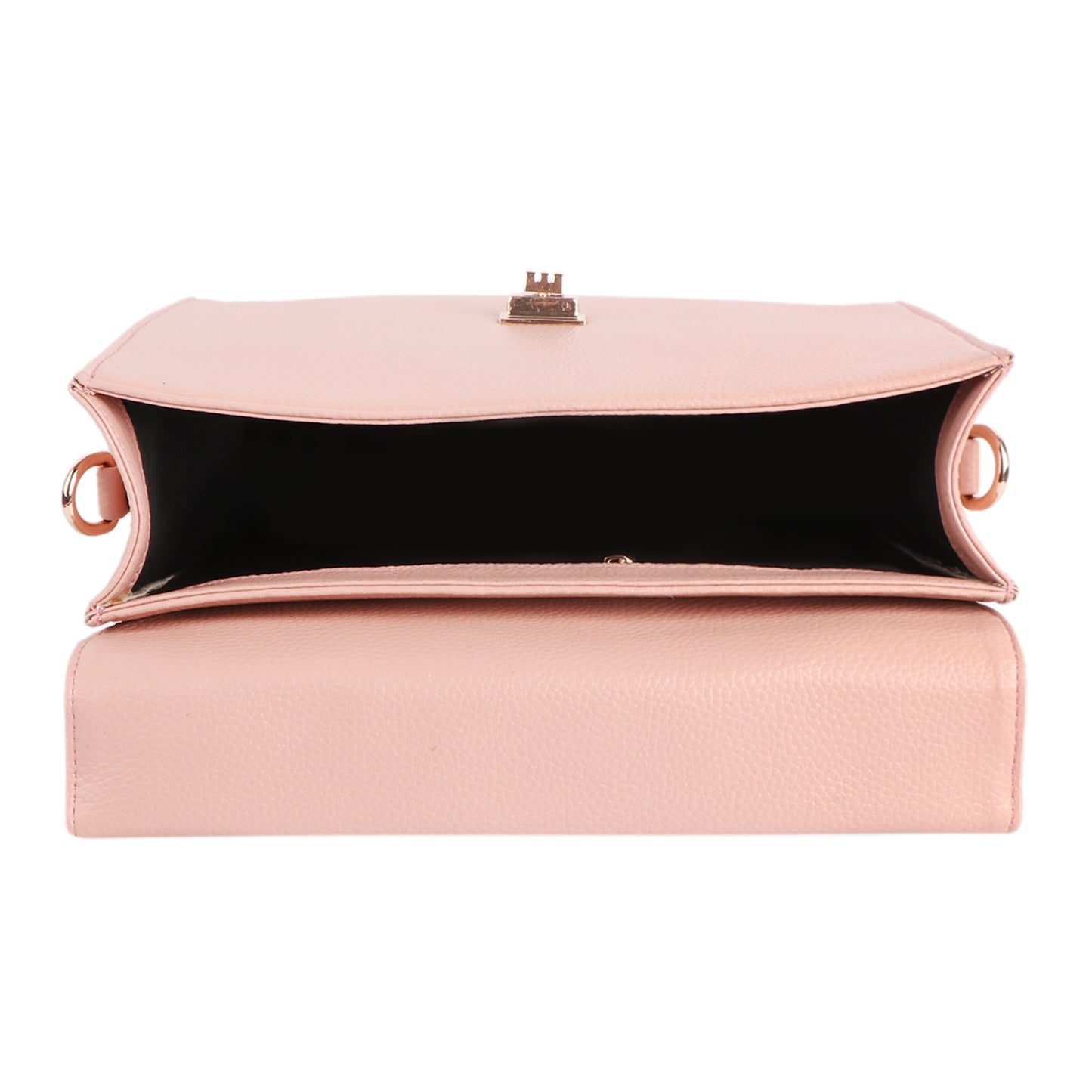 Pink Vegan Leather Sling Bag for Women | Elegant Top Handle Shoulder Bag