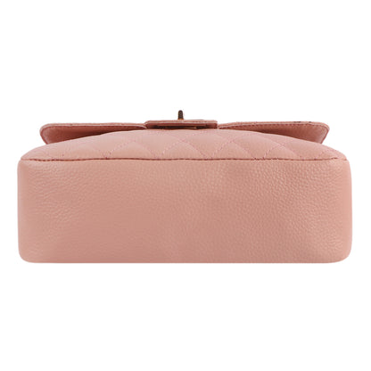 Pink Quilted Vegan Leather Chain Sling Bag for Women