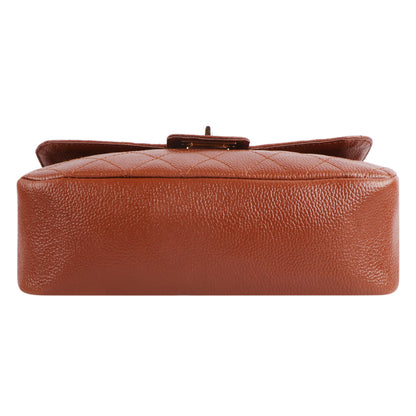 Brown Quilted Vegan Leather Chain Sling Bag for Women