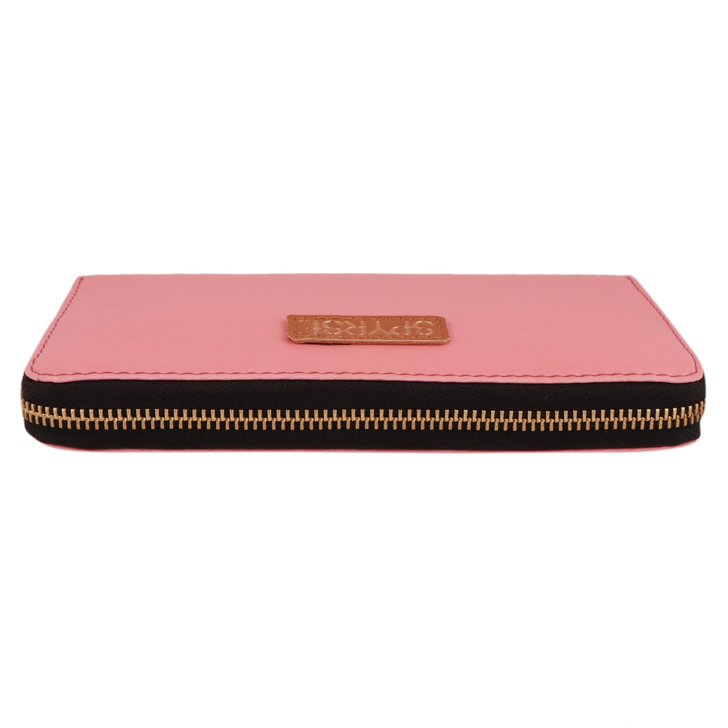Pink Vegan Leather Women’s Clutch with Gold Chain | Elegant & Trendy Wallet