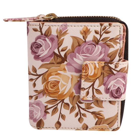 Floral Women’s Wallet | Vegan Leather Small Purse