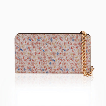 Multicolor Pebble Vegan Leather Women’s Clutch