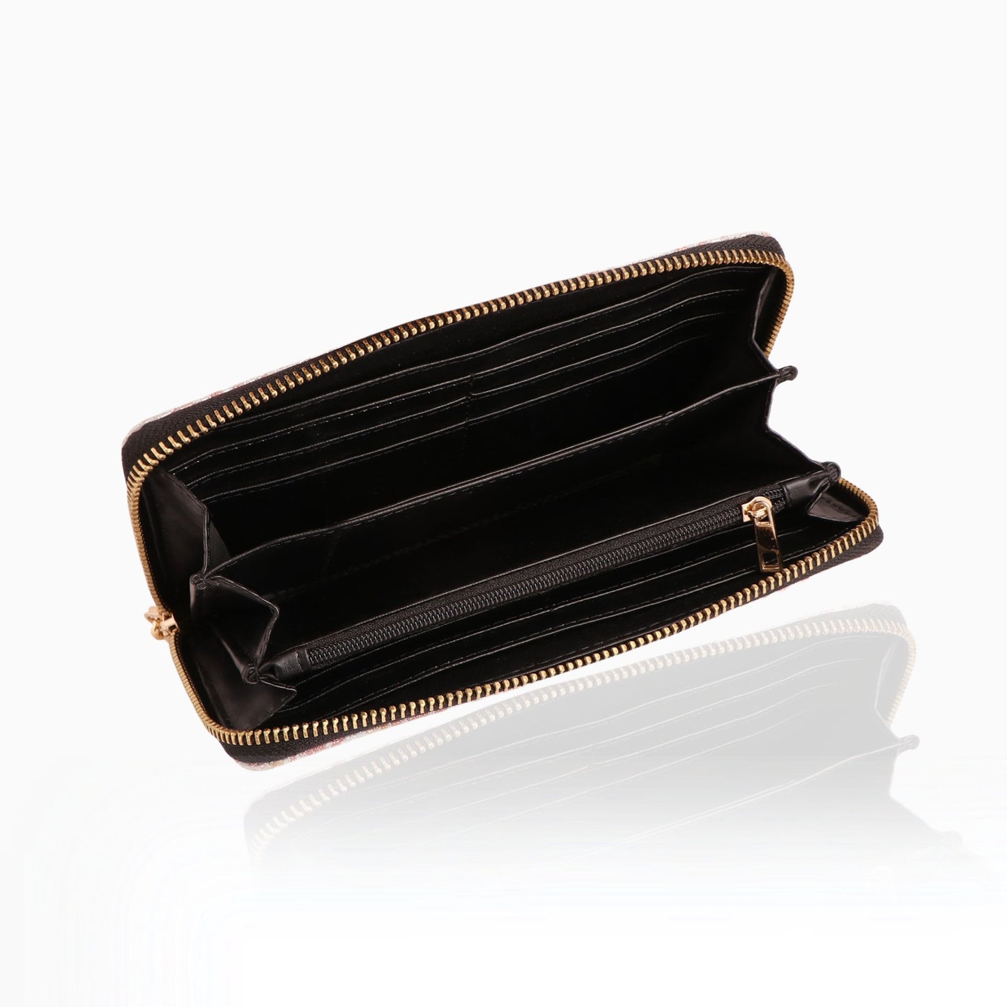 Multicolor Pebble Vegan Leather Women’s Clutch